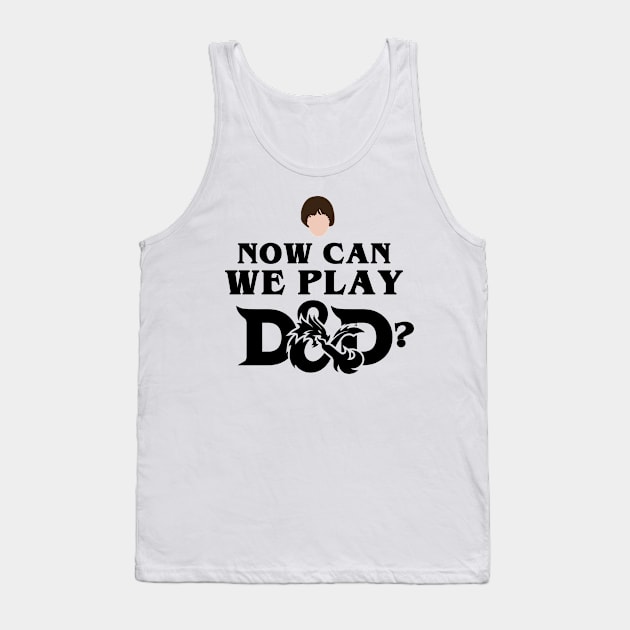 Stranger Things Will D&D Tank Top by FlowrenceNick00